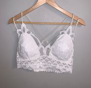 Zenana White lace bralette