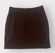 Dark Brown Size Small Pull On Skirt