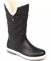 JOURNEE COLLECTION Women's Pippah Cold Weather Boots Black Sz 9