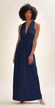 Twobirds Straight Maxi Dress Sapphire Womens Size A ONE SIZE