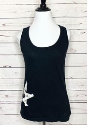 Converse One Star Black Duct Tape Tank Top Size XS