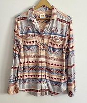 C&C California Tribal Western Button Down Shirt