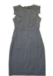 NWT J.Crew Resume Sheath in Heather Flannel Italian Stretch Wool Dress 4 $188