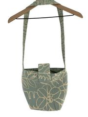 Handmade Artisan Boho Floral Embroidered Crossbody Satchel