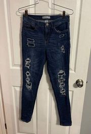 Mudd  Skinny Distressed Jeans Size 9