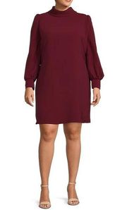 Plus Size Heidi Cowl Neck Long Sleeve Social Dress Size 22W