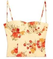 floral corset top