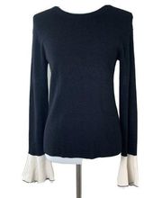 pixley Stitch Fix Multi Color Bell Sleeve Sweater