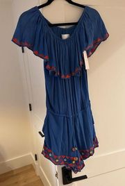 Piper cobalt blue romper size m