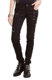 Black Gothic Grunge The Mortal Instruments City Of Bones Skinny Jeans