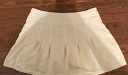 White Ruffled Tennis Skirt