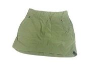 Athleta Women's Skort Tennis Pickleball Golf Green Pockets Elastic Waist Size 4