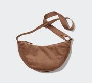 Corduroy Round Mini Shoulder Bag