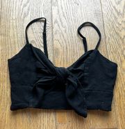 Isabelle’s Cabinet Black Cut-out Bow Top Size S