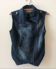 Dark Denim Vest