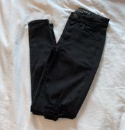 American Eagle Outfitters Distressed Black Jeans