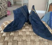 CK Suede Studded Booties