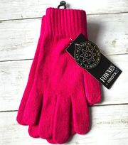 5/$25 Fownes + ProTX2 Knit Gloves in Hot Pink