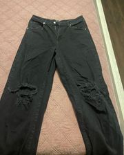 Highest Rise Black Jeans