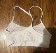 Light pink lululemon sports bra