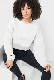 Nike  City Ready Fleece Crop Crewneck Sweatshirt