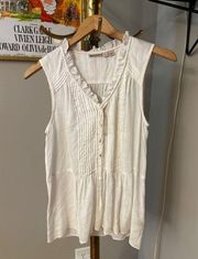 Womens sleeveless blouse by Holding Horses size small