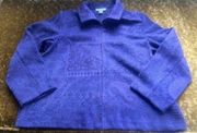 DRESS BARN Women's Purple Zip up Jacket/ Blazer Size Large