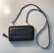 Black Crossbody Wallet