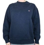 Vintage 90s Tommy Hilfiger Navy Blue Sweatshirt