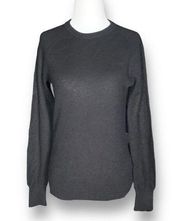 Equipment Sloane Cashmere Sweater Black Neutral Knit Pullover Crewneck Top XS