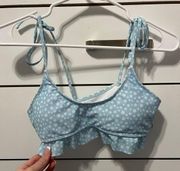 SheIn  Ditsy Blue Floral Bikini Set