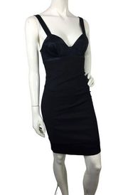 Rebecca Taylor Wool Underwire Bustier Fitted Bodycon Dress 0