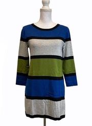 Joseph A Stripe Multicolor Small Top Blouse