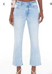 Lennon High Rise Cropped Boot Cut Jeans