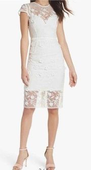 BRONX AND BANCO Osa Lace Dress Size US 6 Medium White