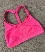 Lululemon Pack It In Bra Size 4 Neon Pink