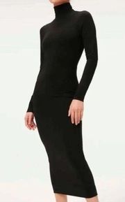 NWT Good American black midi dress Size 1