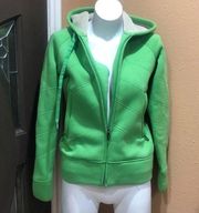 Oakley green full zip hoodie