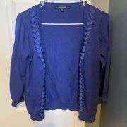 Chadwicks blue shrug cardigan sweater M