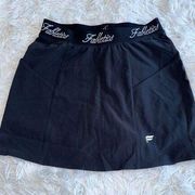 FABLETICS BLACK WOVEN POCKET SKIRT WITH BUILT IN SHORT XXS NWT D