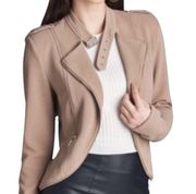 Active USA Moto Jacket in Taupe