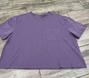 Johnny Was Calme Pocket Boxy Tee Size Small NWOT