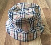 Burberry Fabric Reversible Bucket Hat