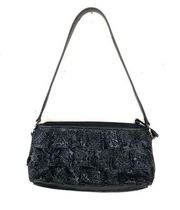 Vintage y2k Brighton black leather mini shoulder bag