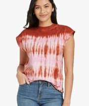 Universal Thread Women's Tie-Dye Cap Sleeve Muscle T-Shirt XL