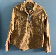 Natural Reflections Women’s Aztec Print Shirt Jacket