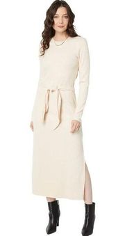 NWT Splendid London Ribbed Knit Dress in Oat Heather, Size XS, Retail $148