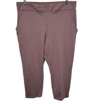 ZAC & RACHEL Women's Mauve Blush Pink Jogger Lounge Comfy Pants XL