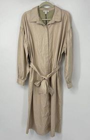 PROLOGUE BEIGE LIGHTWEIGHT BREATHABLE TRENCH COAT SIZE XL