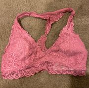 Pink Lace Bralette